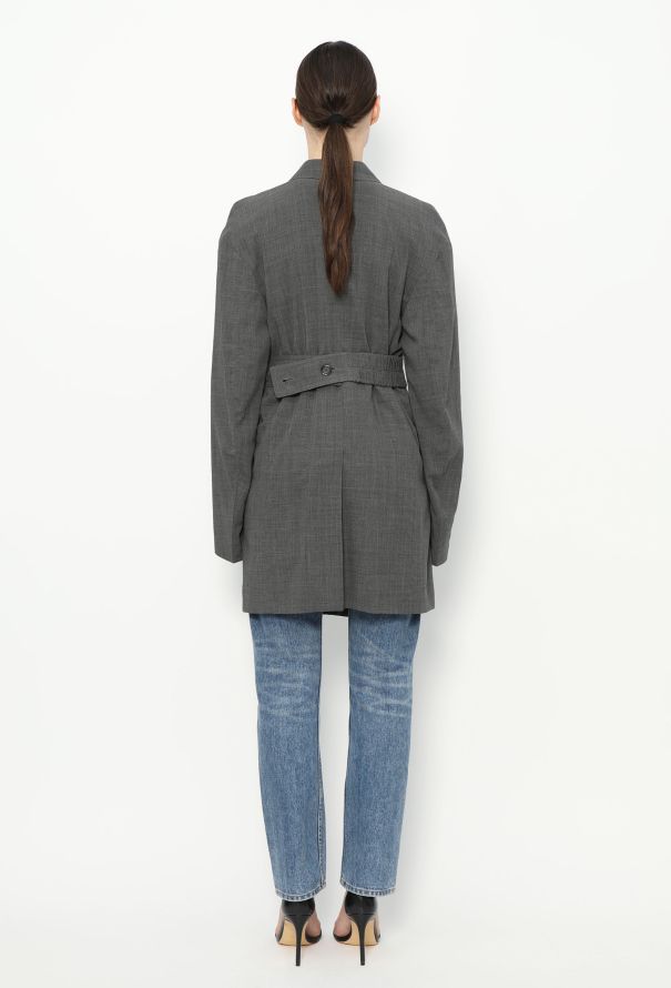 Céline F/W 2017 Belted Crêpe Blazer - 7