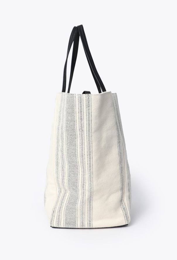 Céline Striped Canvas Phantom Tote - 3