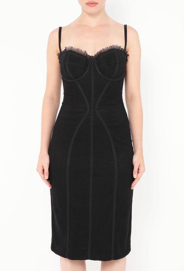 Dolce & Gabbana Late '90s Lace-up Bustier Dress - 3