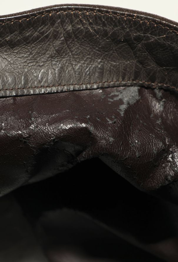 Gucci Suede Bamboo Hobo Bag - 13