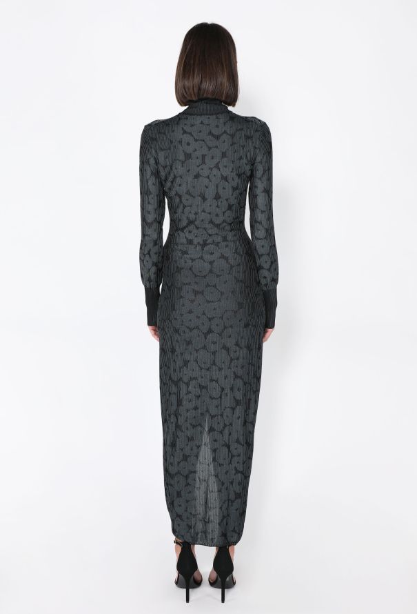 Alaïa Crinoline Jacquard Draped Dress, 2023 - 4