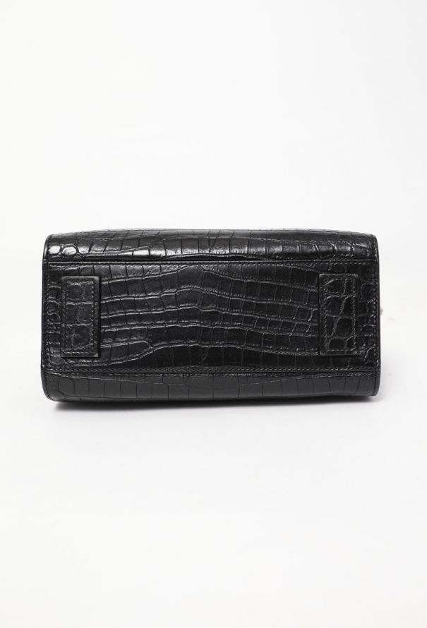 Saint Laurent Crocodile Embossed Nano Sac de Jour - 7