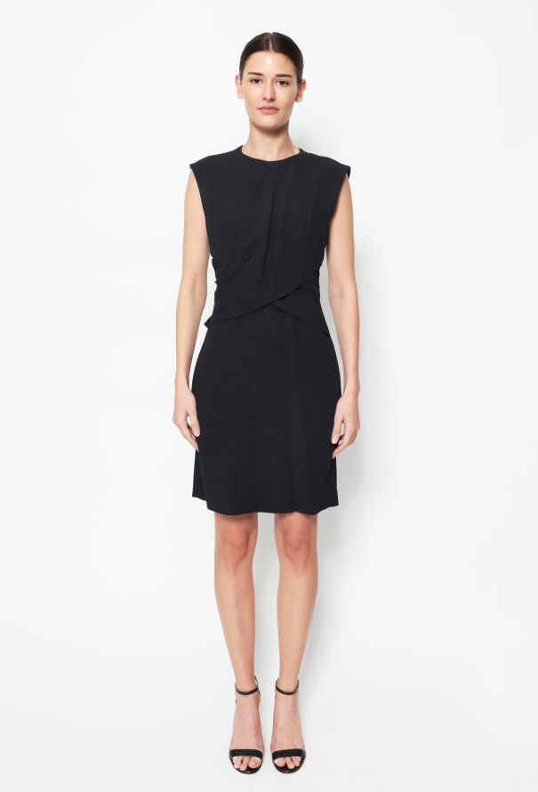 Céline Draped Crêpe Dress - 2