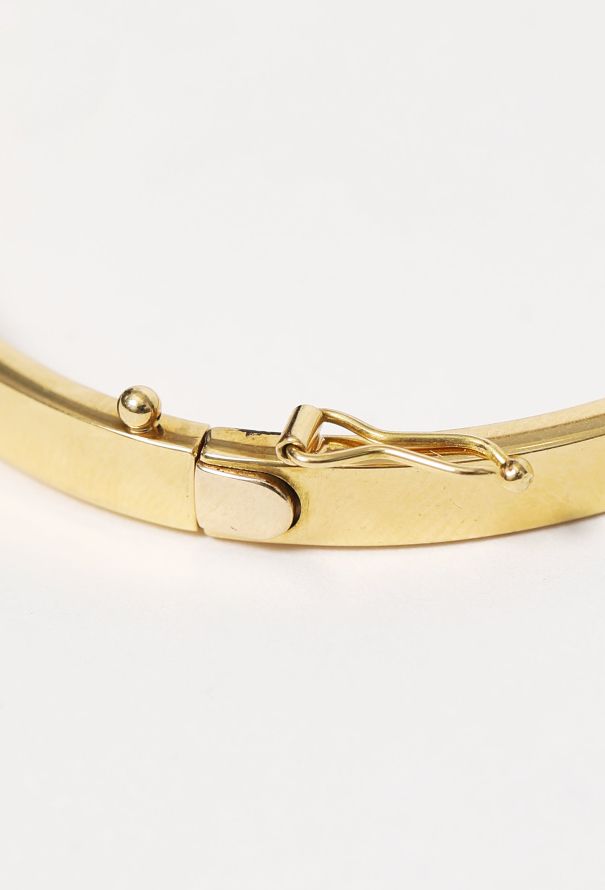 Modern Fine Jewelry Contemporary 18k Yellow Gold Bangle Bracelet - 5