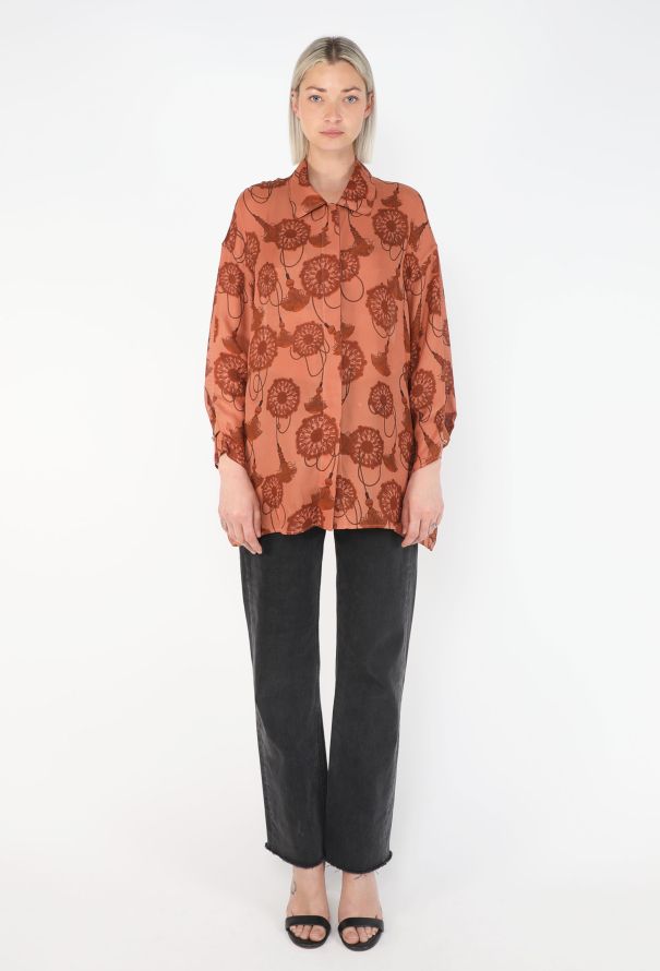 Hermès Cliquetis Silk Tunic, S/S 2022 - 5