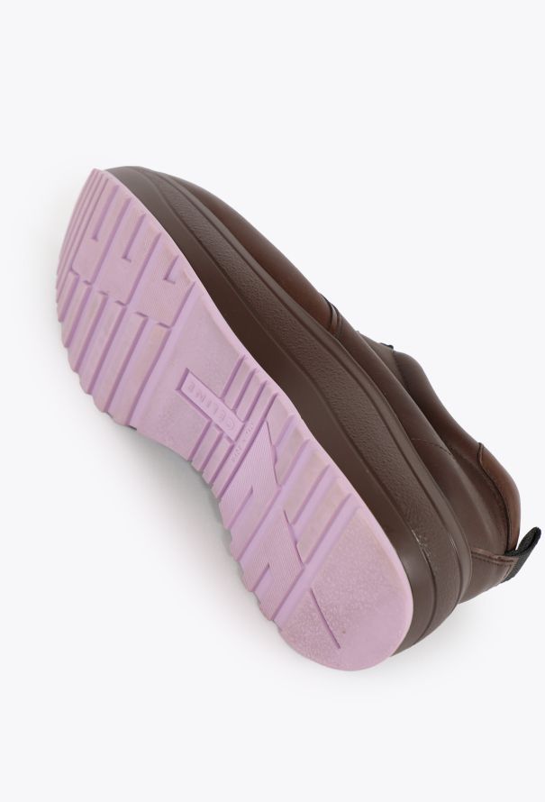 Céline S/S 2018 Brown Delivery Sneakers - 6