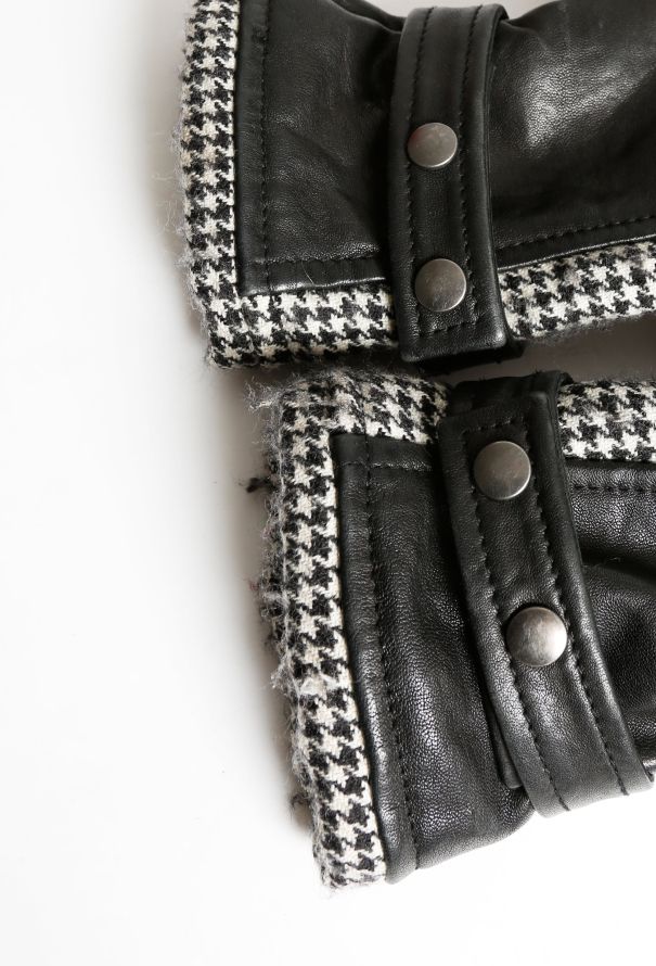 Balenciaga Houndstooth Biker Jacket - 7
