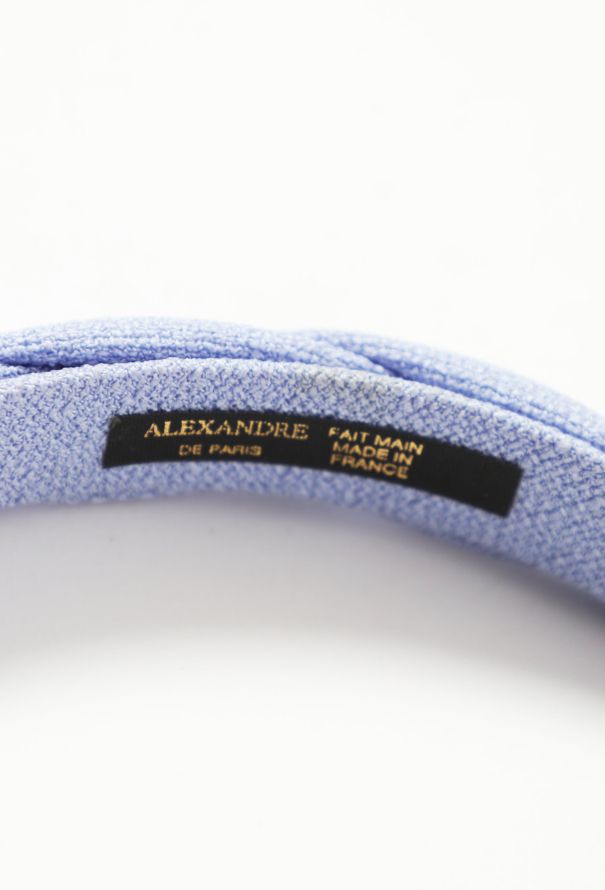 Exquisite Vintage Alexandre de Paris Silk Headband - 5
