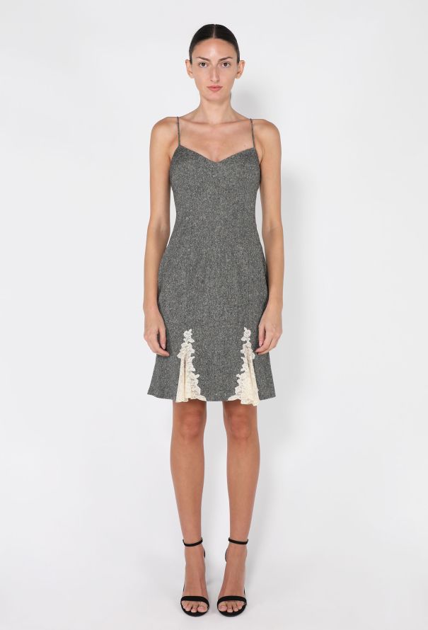 Dior Wool  Tweed & Lace Dress Ensemble, 1998 - 4