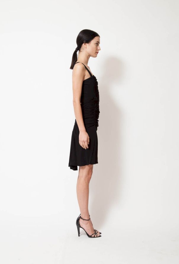 Alaïa Pleated Razor-Back Dress - 3
