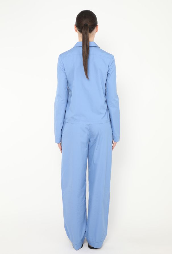 Miu Miu F/W 2024 Poplin Pajama Top - 4