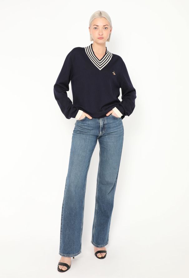 Gucci Marinière Trim Collegiate Sweater - 3