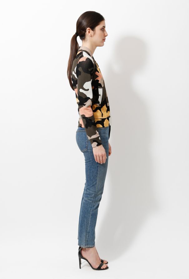 Valentino Camouflage Knit Bomber - 5