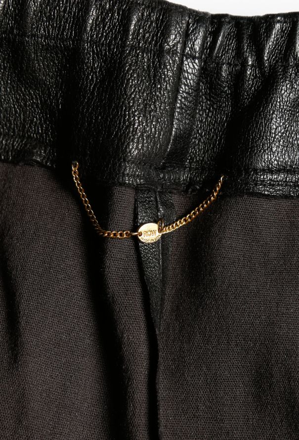The Row Lambskin 'Moto' Leggings - 4