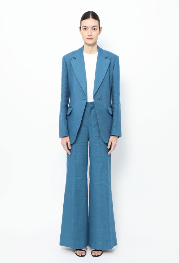 Chloé S/S 2023 Flared Linen Suit - 3