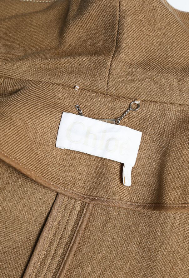 Chloé CAMPAIGN F/W 2019 Twill Overcoat - 7