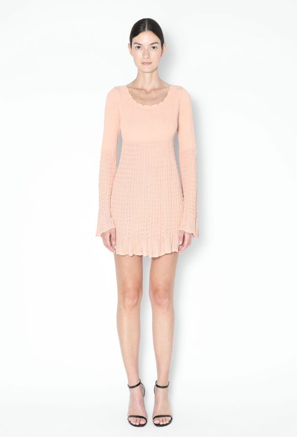Alaïa Early '90s Scalloped Knit Dress - 4