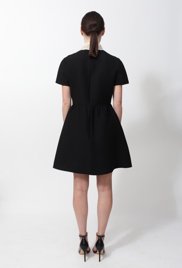 Valentino Lace Embroidered Dress - 3
