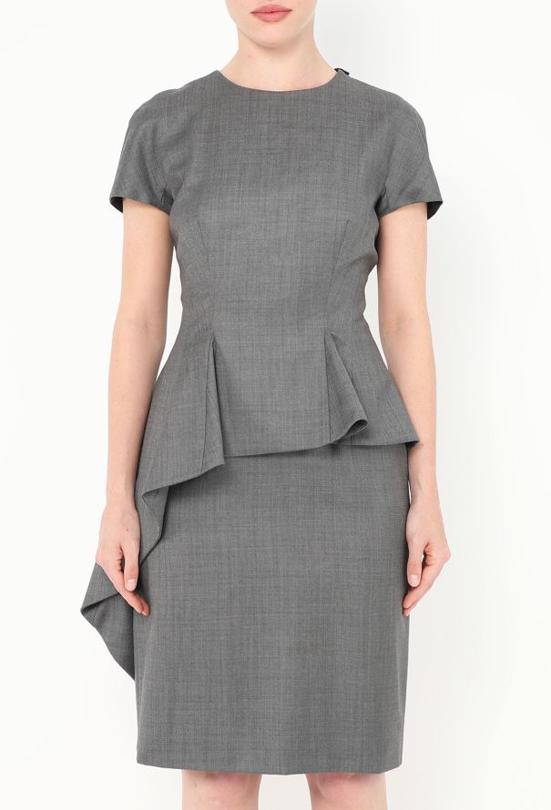 Dior Asymmetrical Peplum Dress - 2