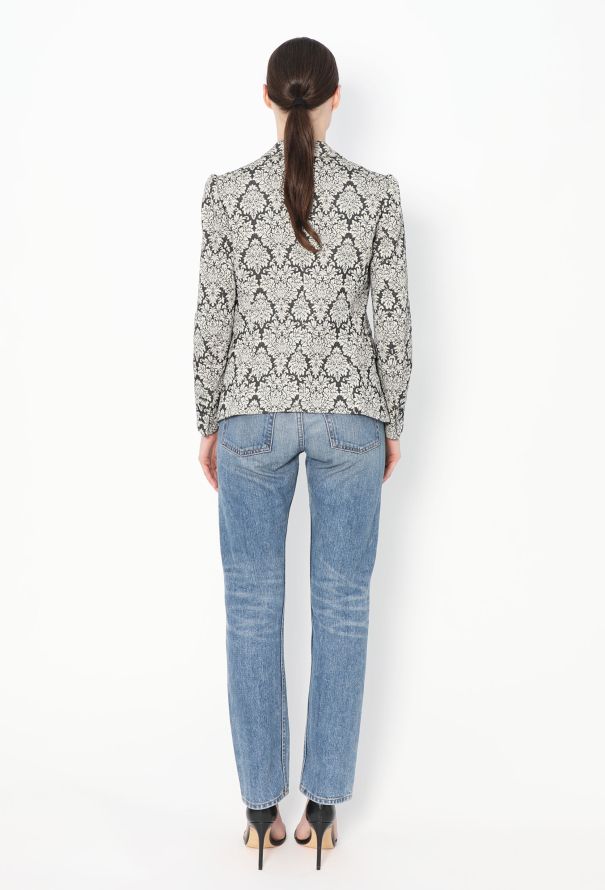 Balenciaga 2006 Tailored Jacquard Blazer - 4