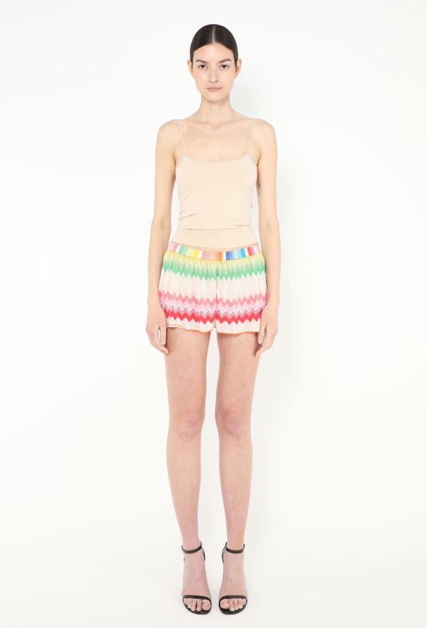 Missoni Chevron Shorts & Head-Wrap Set - 2