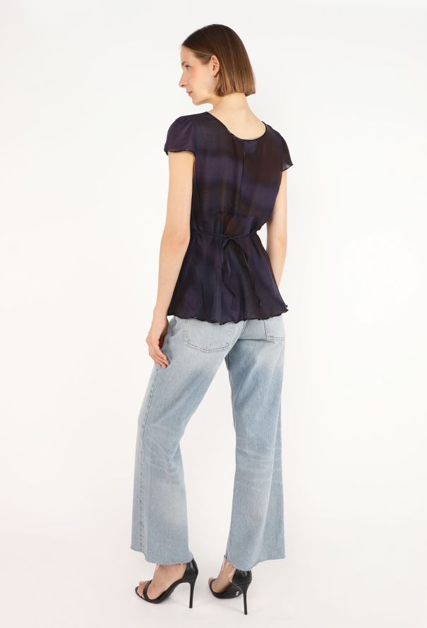 Prada Beaded Chiffon Blouse, F/W 1997 - 5