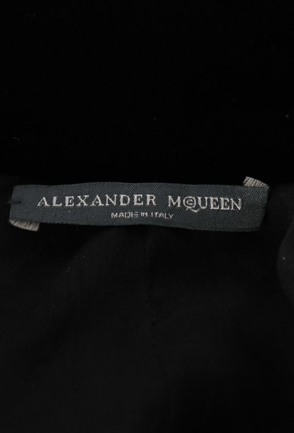 Alexander McQueen Velvet Devoré Corset Gown, 2004 - 5