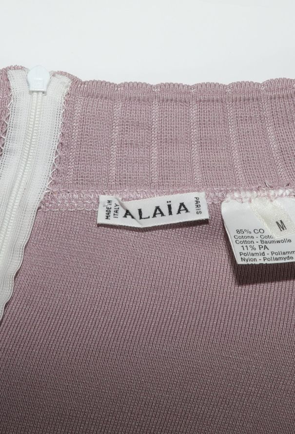 Alaïa 1992 Scalloped Off-Shoulder Dress - 7
