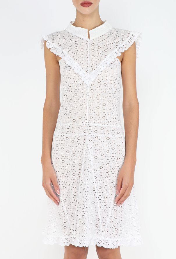 Chanel S/S 2001 Broderie Anglaise Dress - 3
