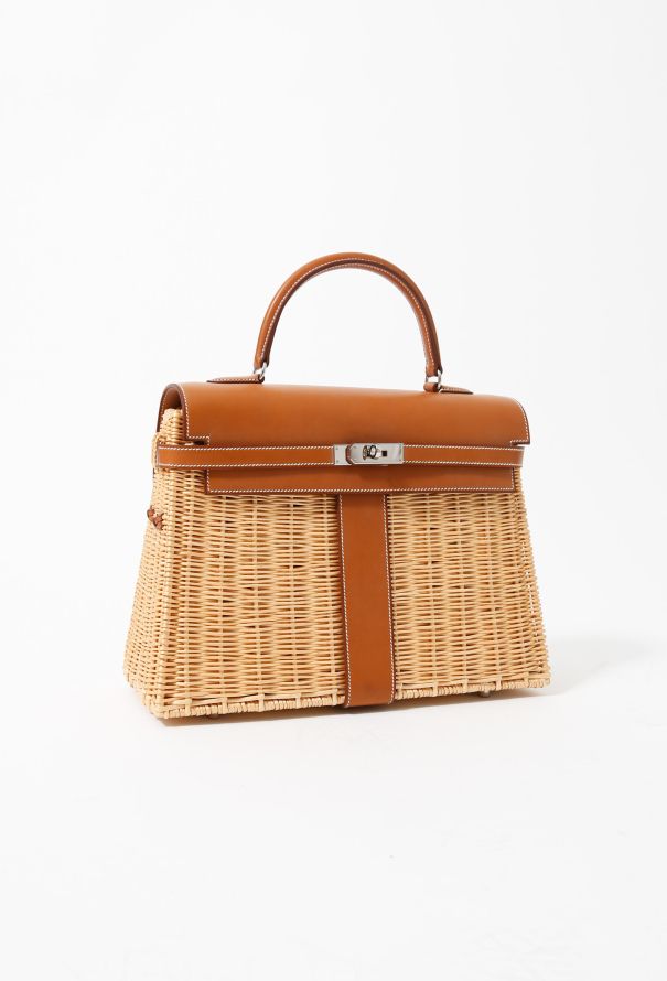 Hermès Collector Barenia & Osier Picnic Kelly 35 - 5