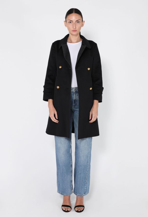 Louis Vuitton Felted Wool Peacoat - 6