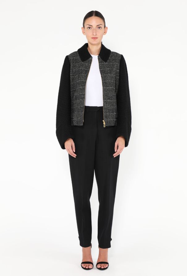 Saint Laurent Plaid Wool Jacket Ensemble, F/W 2011 - 6