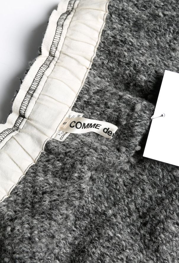 Comme des Garçons Flared Wool Knit Skirt - 4