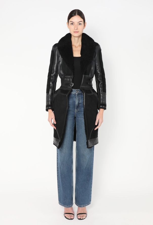 Balenciaga COLLECTOR F/W 2007 Suede Military Coat - 4