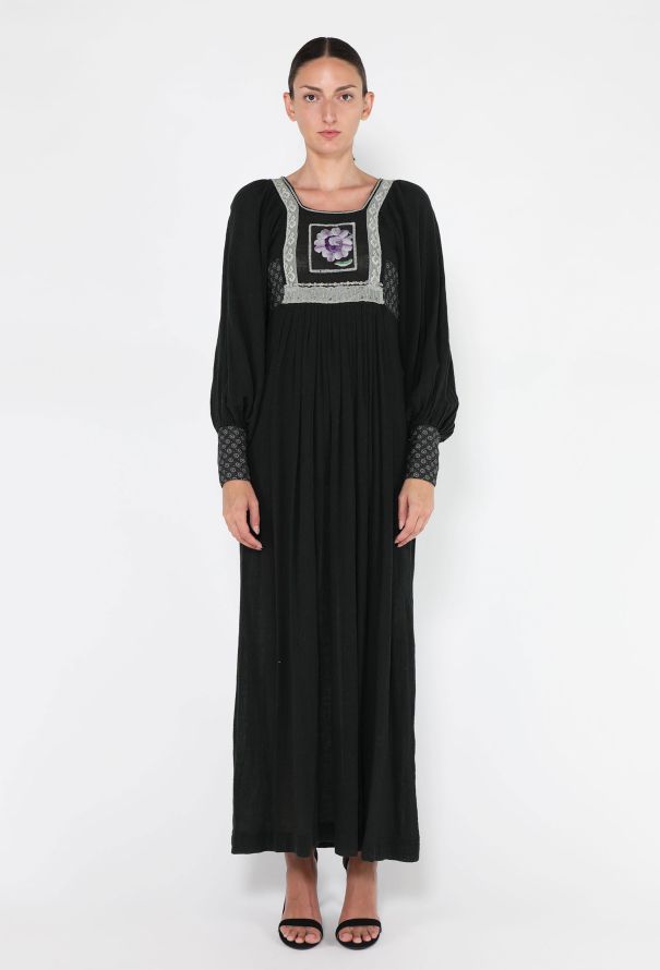 Bohemian Prairie Dress, 1970s - 1