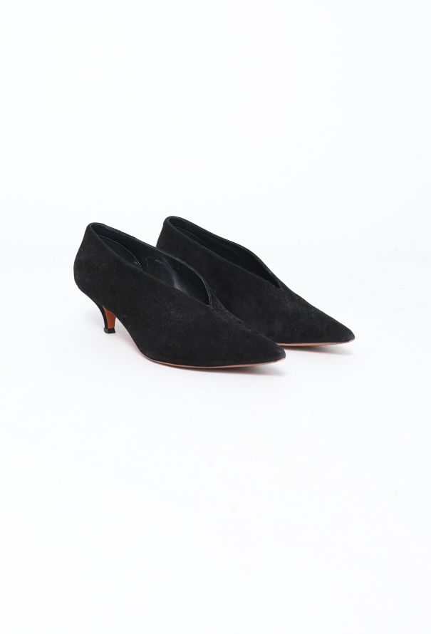 Céline Pre-Fall 2015 Suede Slit Heels - 3