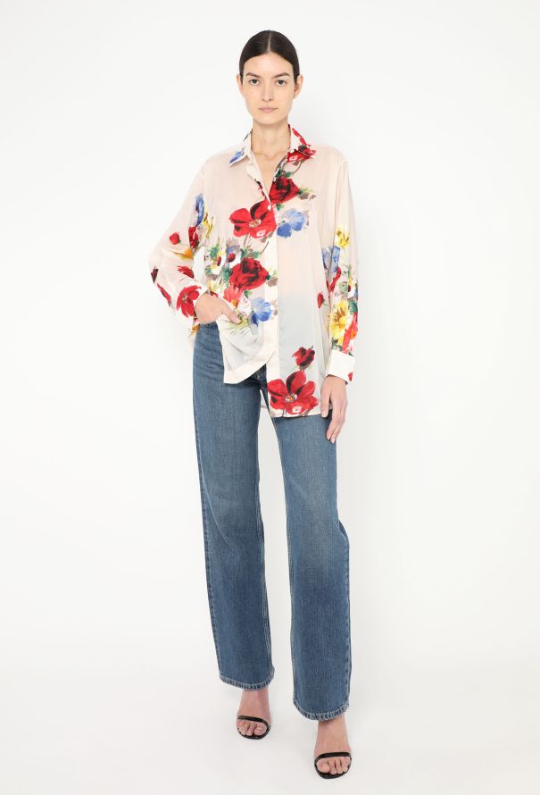 Céline Resort 2017 Floral Silk Tunic - 3