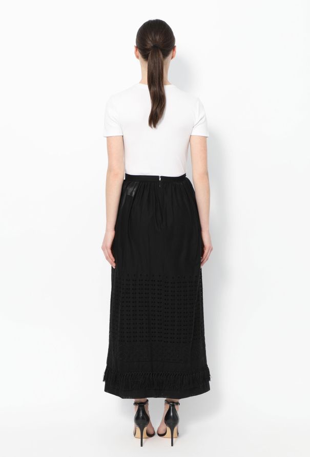 Dior Pre-Fall 2018 Eyelet Maxi Skirt - 6