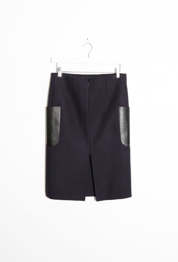 Céline F/W 2010 Leather Pocket Skirt - 8
