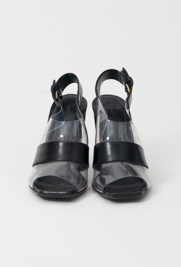 Céline Resort 2013 Transparent Slingback Sandals - 5