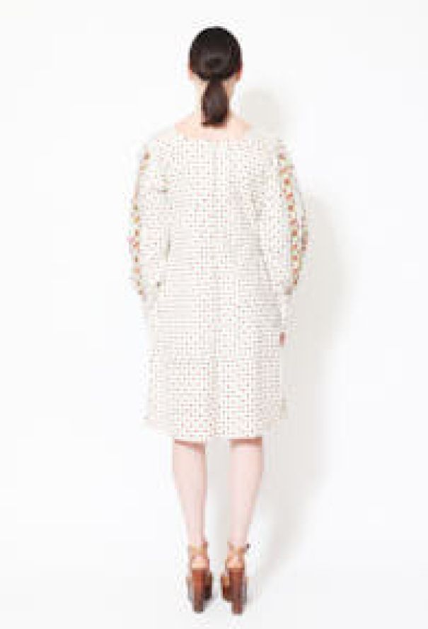 Paisley Dotted Tunic Dress - 4