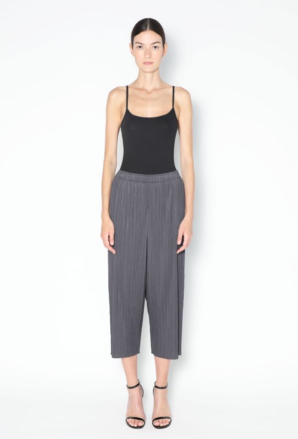 Issey Miyake Pleats Please Cropped Harem Pants - 3