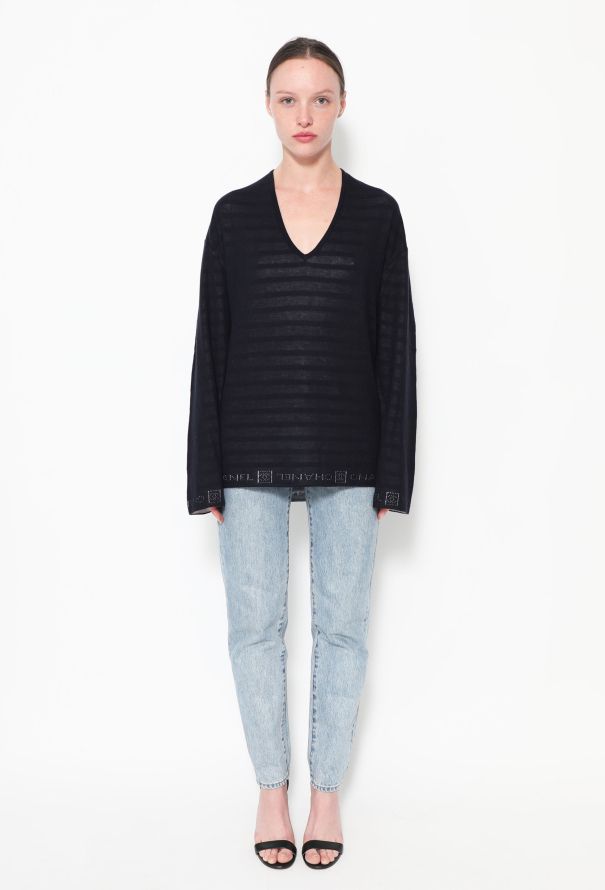 Chanel Marinière V-Neck Tunic - 2