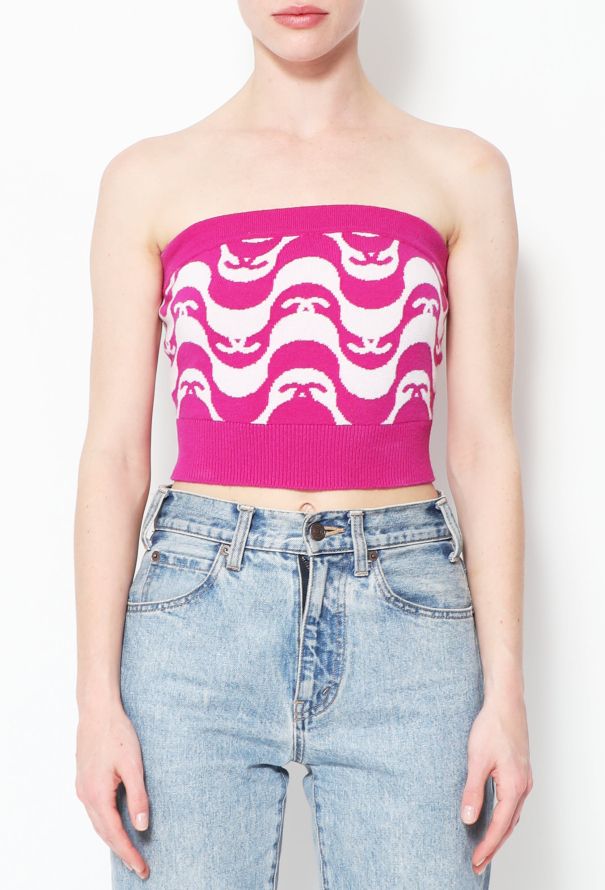 Chanel 2021 Cashmere 'CC' Bandeau - 1