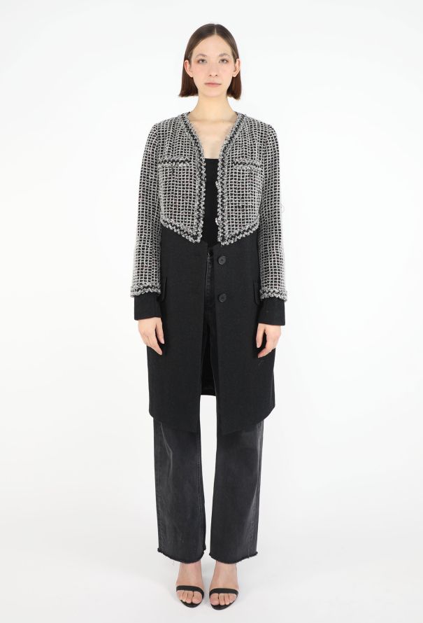 Chanel F/W 2011 Gripoix Tweed Coat - 5