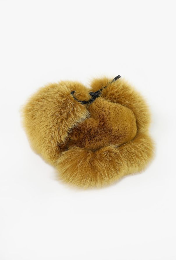 Fox Fur Aviator Hat - 2