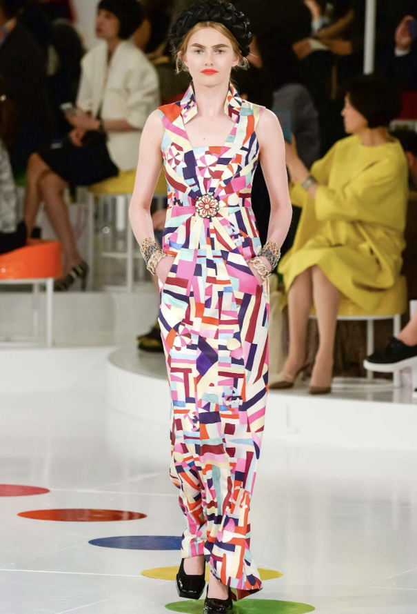Chanel Resort 2016 Silk Print Dress - 2