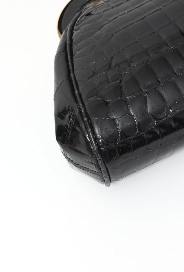 90's Roberta Di Camerino Crocodile Bag - 7