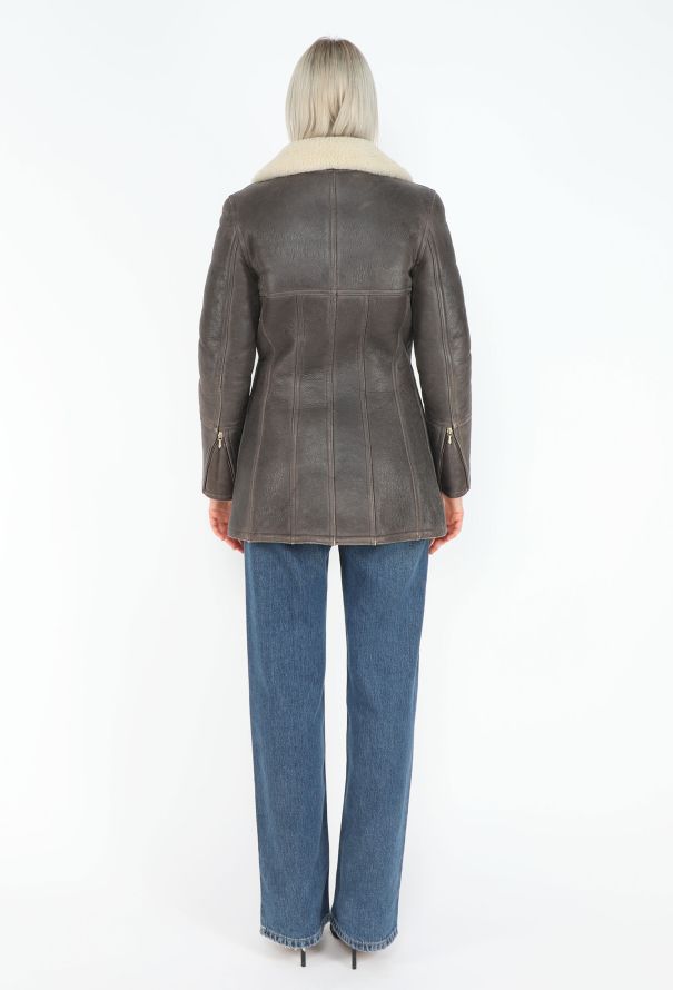 Chanel COLLECTOR F/W 1996 Shearling-Lined Jacket - 6