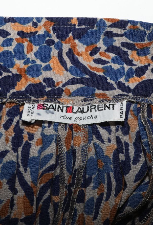 Saint Laurent Russian Velvet Trim Skirt, 1977 - 7
